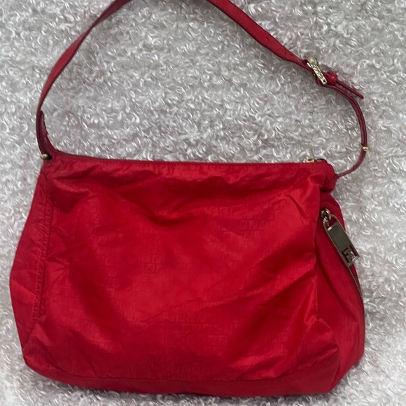 Fendi Nylon Zucchino Mama Baguette - Picture 1 of 16